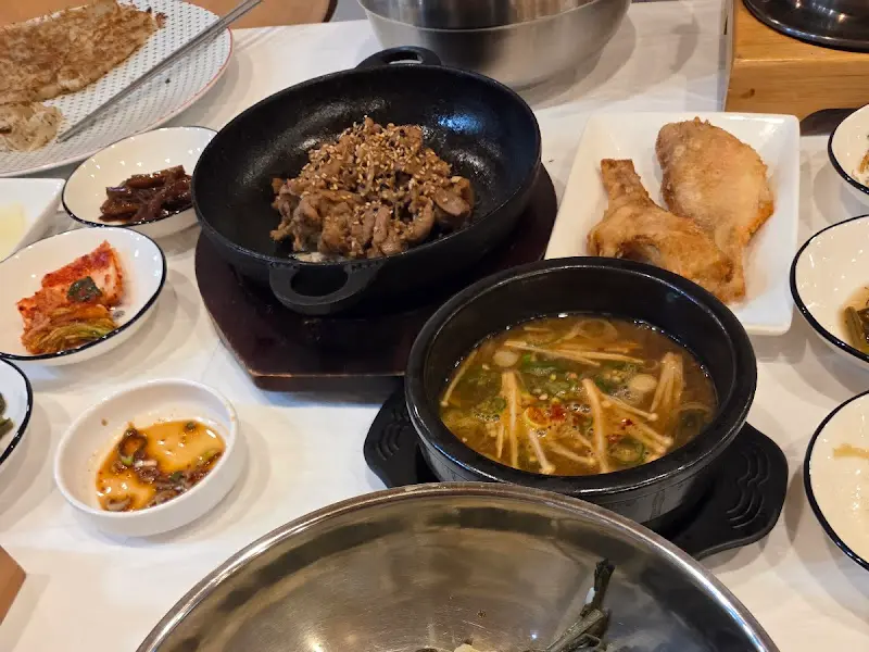 한상차림 근접샷