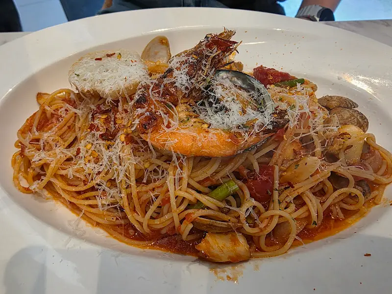 파스타 전체 샷