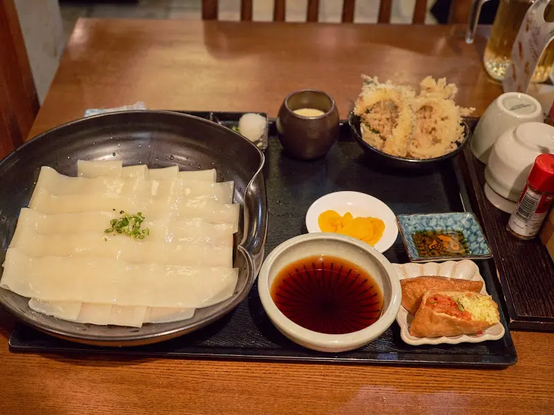 붓가케 우동 정식