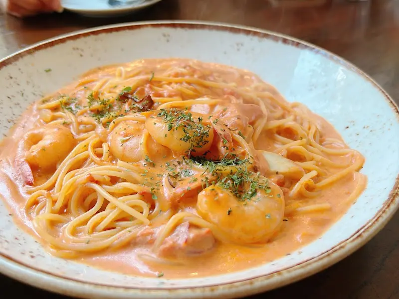 로제 소스와 새우의 조화가 일품인 로제 쉬림프 파스타