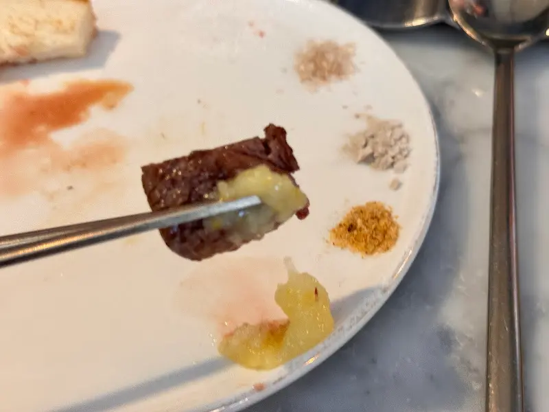 한우와 곁들여 먹는 최고의 조합