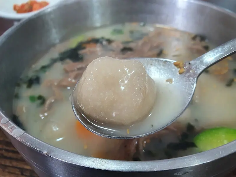 쫀득한 감자 옹심이