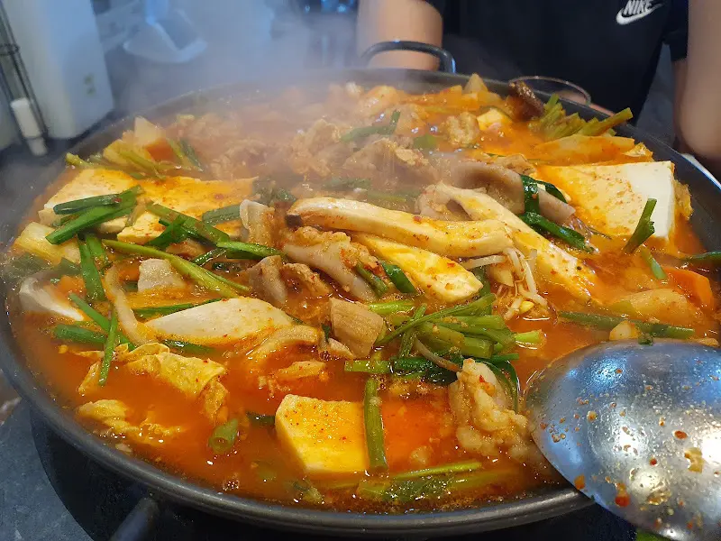 곱창 순두부찌개