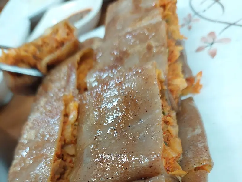 노릇노릇한 메밀전병