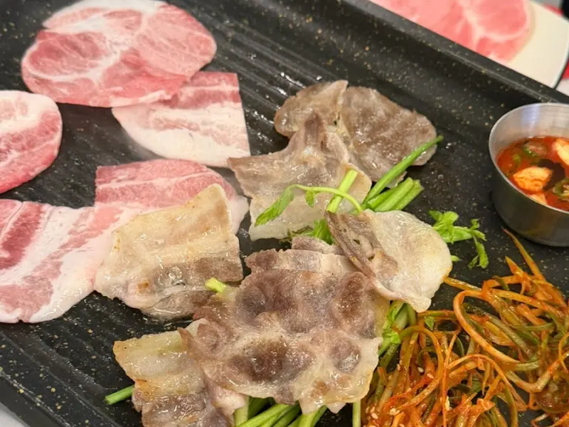 냉삼과 파절이의 조화