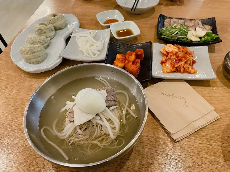 기성면옥 물냉면 클로즈업