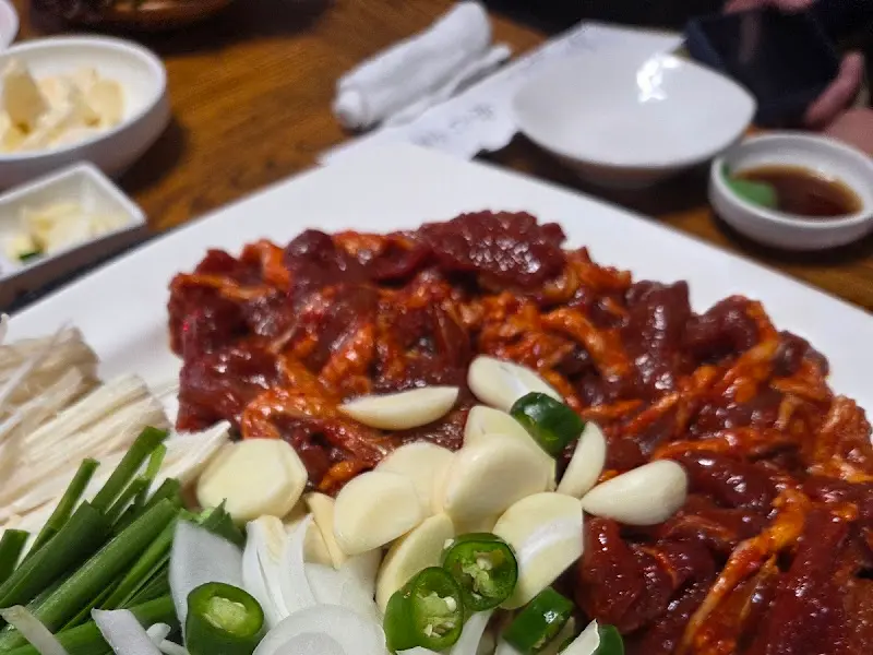 하얀 오리 불고기