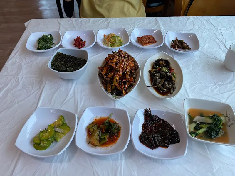 이화가든 기본 반찬