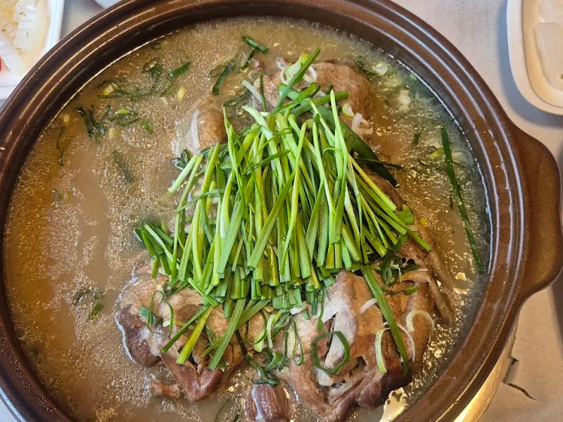 오리 누룽지 백숙