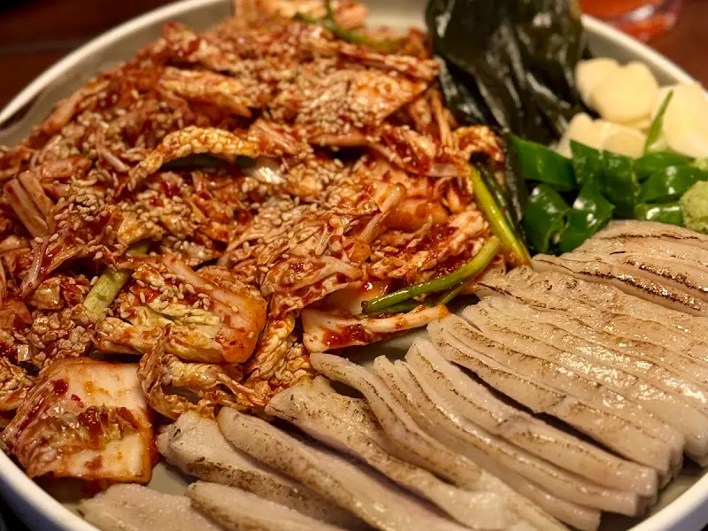 김치닭도리탕의 클로즈업 샷