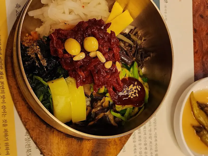 전주 비빔밥 클로즈업
