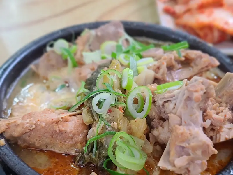 뼈해장국 비주얼