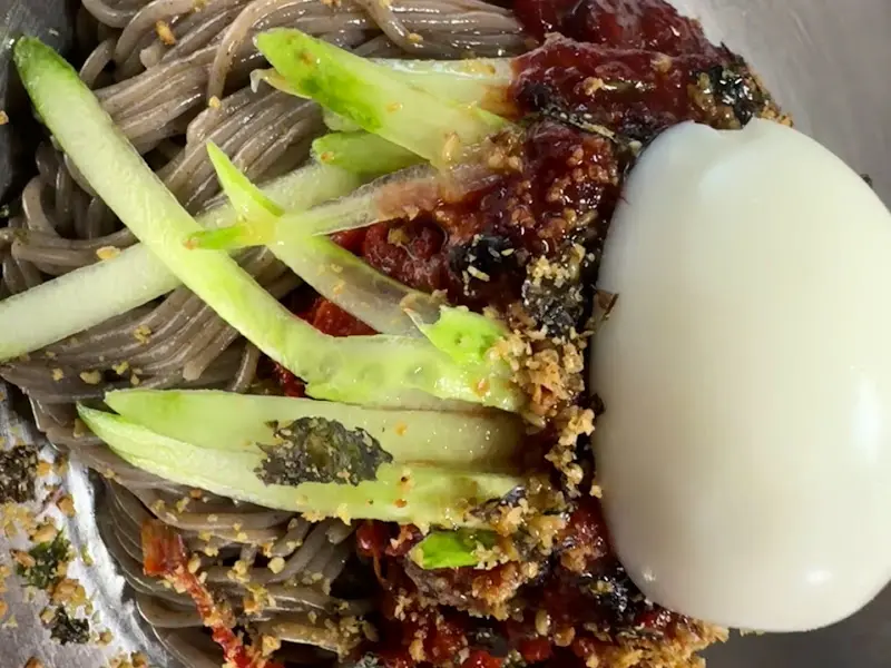 가자미회냉면 상세