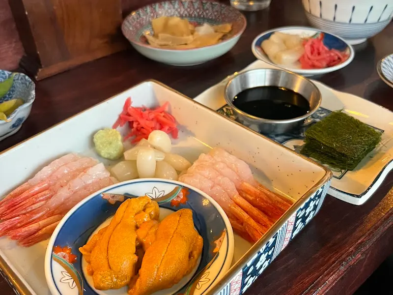 우니 단새우 디테일