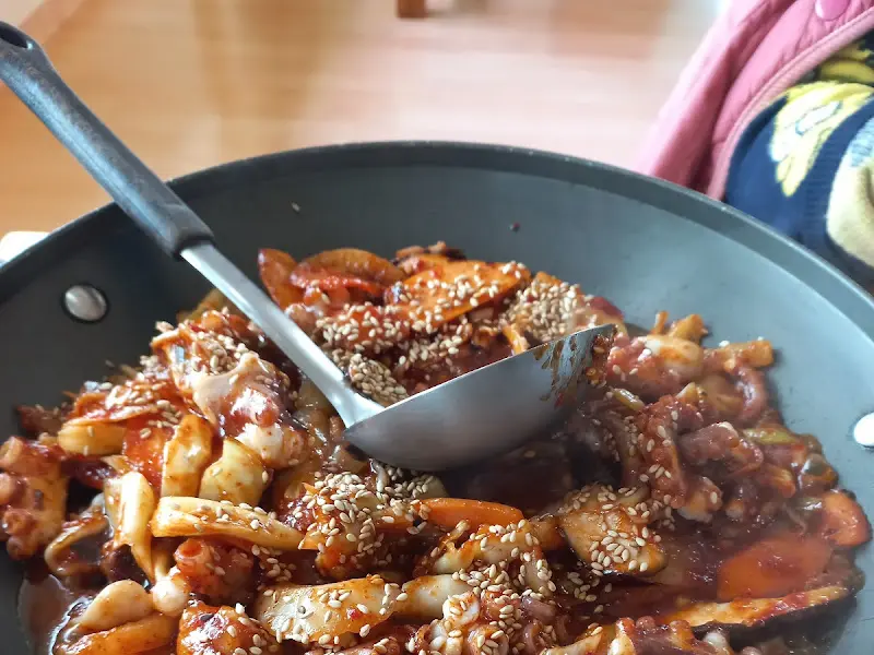 낙지볶음 근접샷