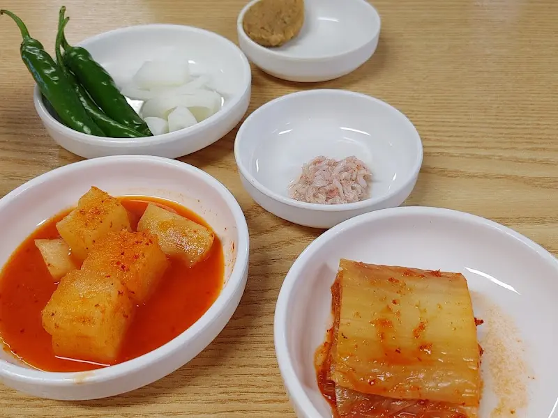 밑반찬 클로즈업