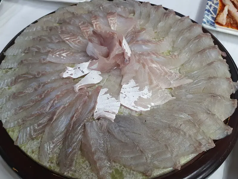 전어회 클로즈업