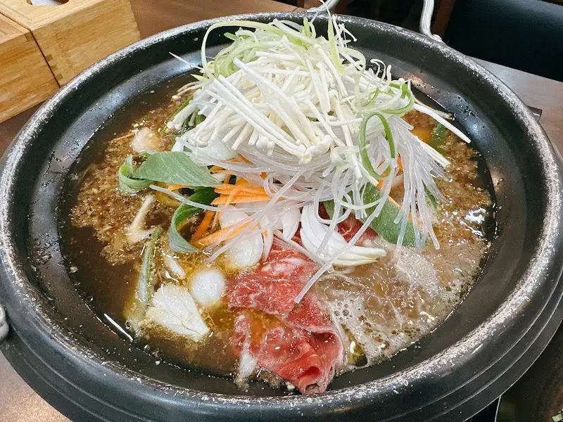 불고기 전골의 모습