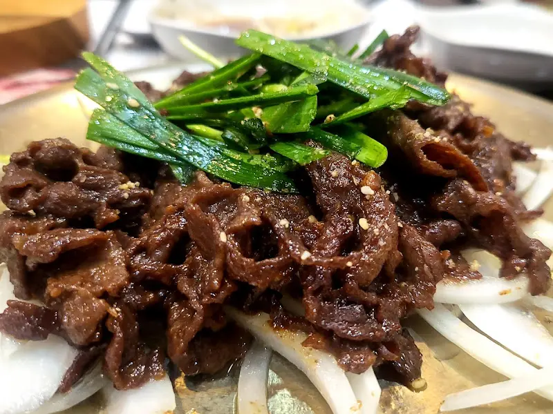 바싹 불고기의 클로즈업 샷