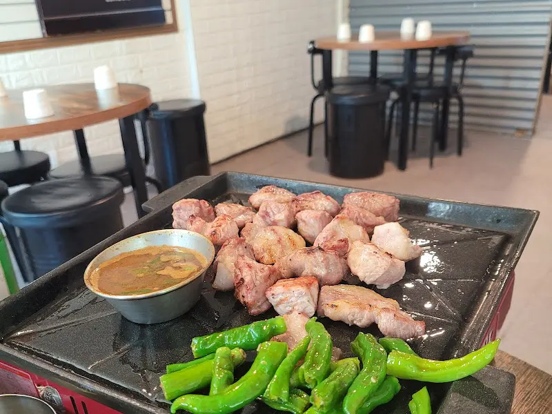 초벌구이된 목살