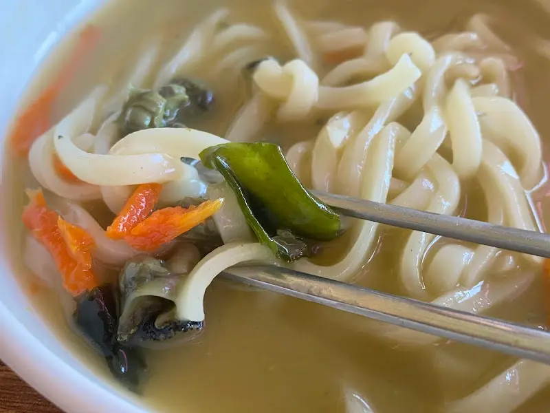 보말칼국수 근접샷