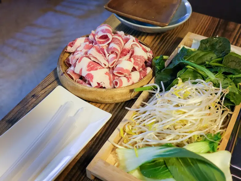 훠궈 재료 세팅