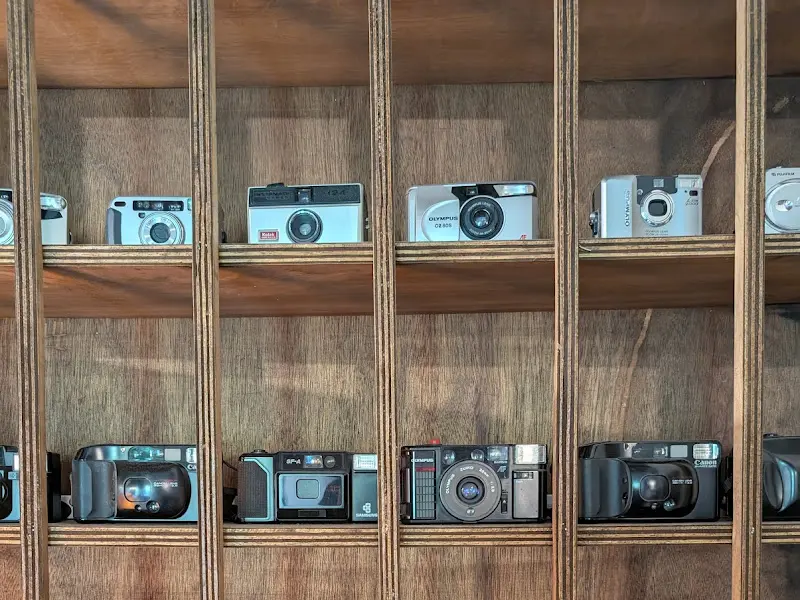 빈티지 카메라 장식