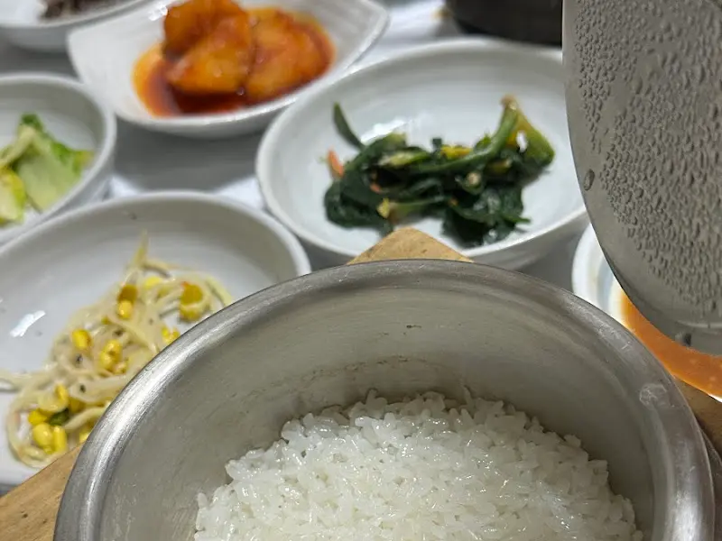 갓 지은 밥