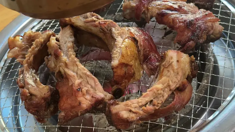 맛있게 익은 등갈비