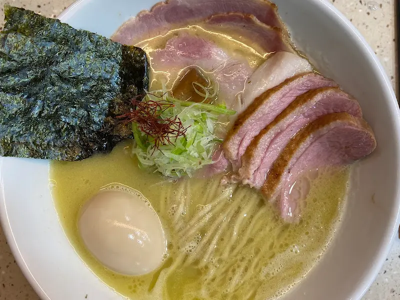 시오파이탄 라멘의 클로즈업 샷