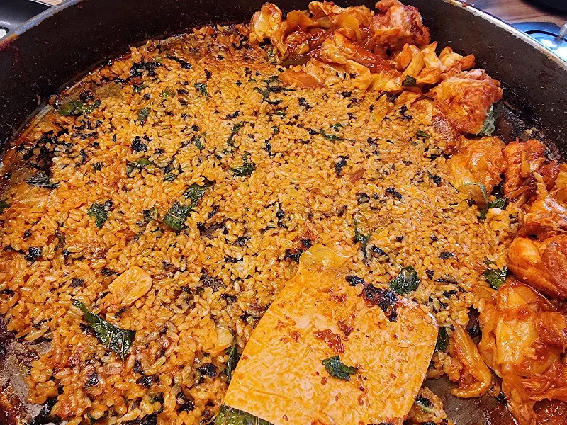 닭갈비와 우동사리