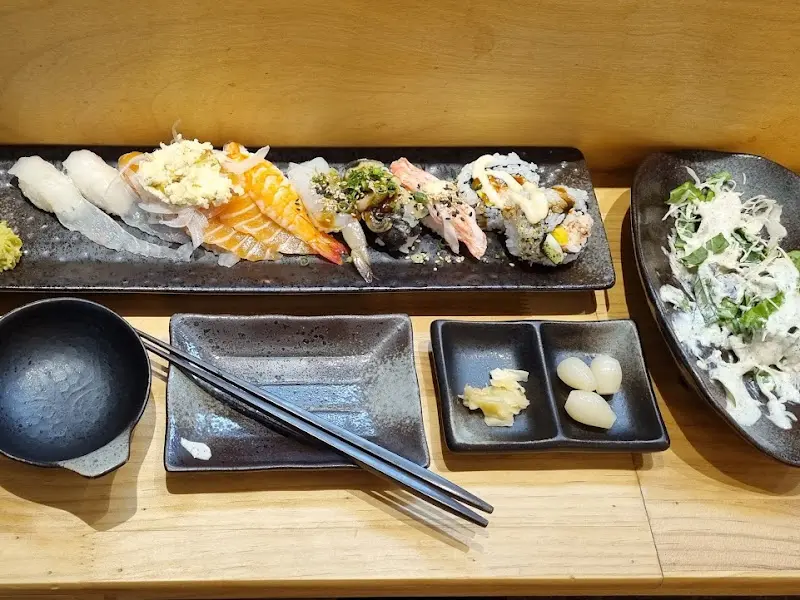 초밥과 샐러드, 락교