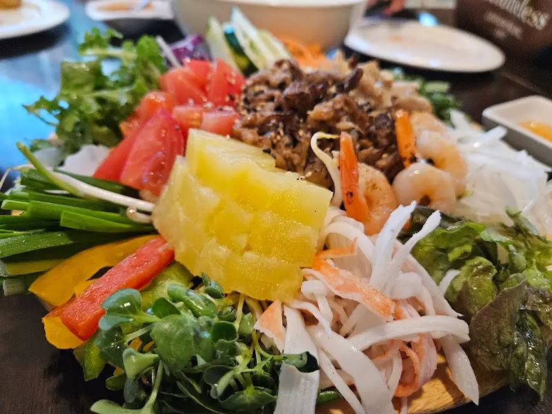 푸짐한 월남쌈 재료