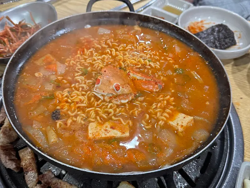 된장오뎅탕의 푸짐한 비주얼