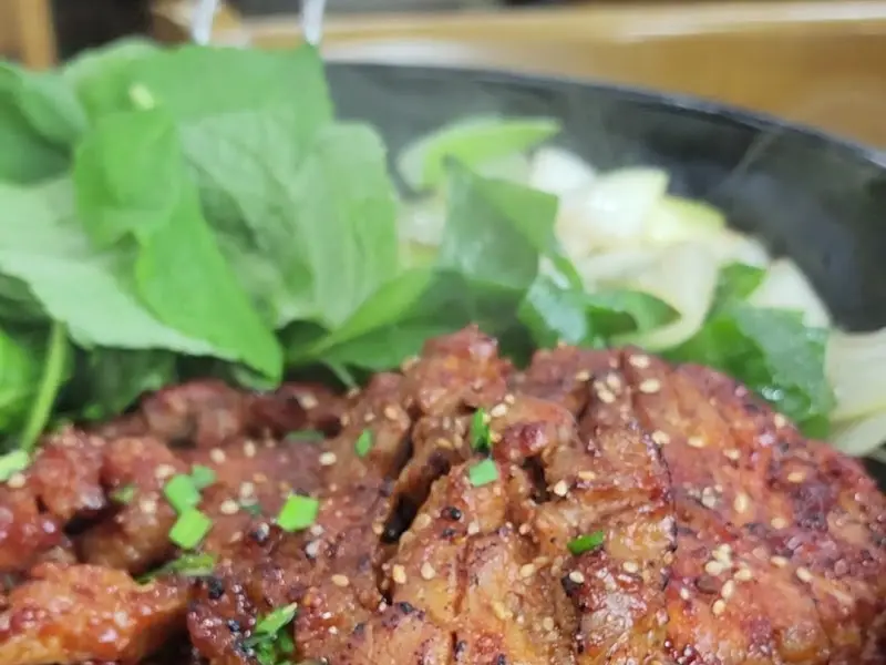 고추장 불고기 확대샷