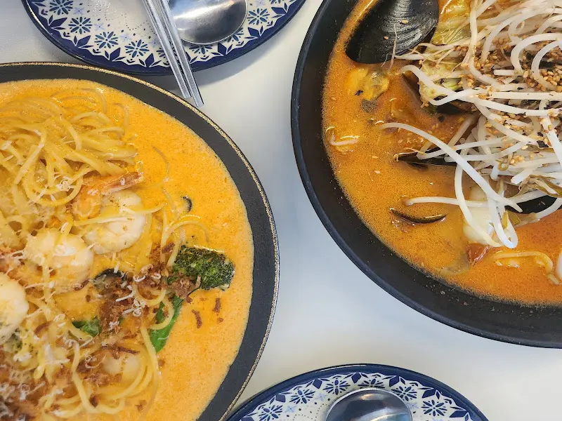 투움바 파스타와 뇽뇽 라면의 환상적인 조합