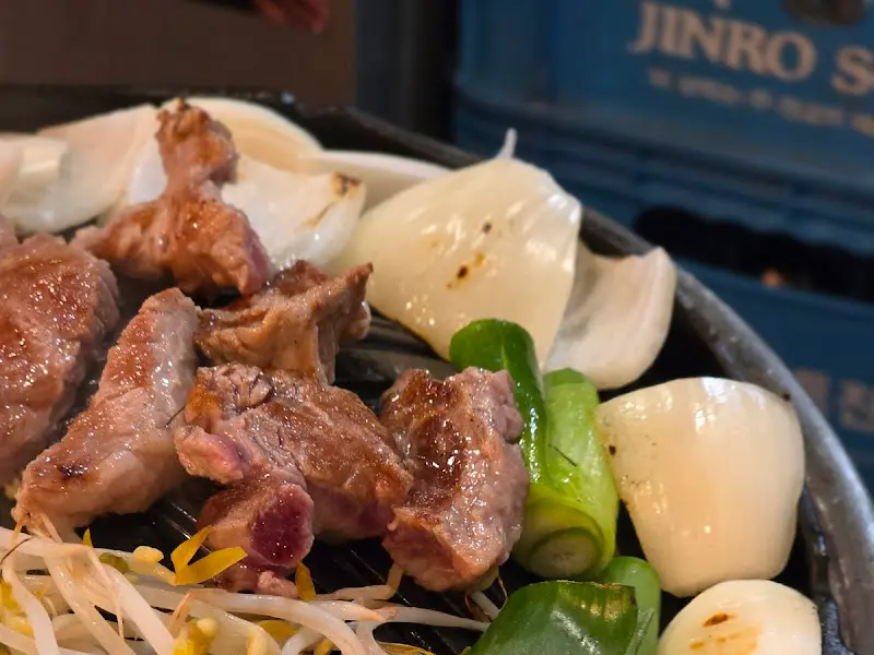 잘 구워진 양갈비