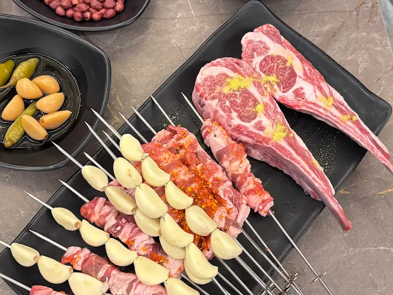 양갈비와 양꼬치의 환상적인 조합