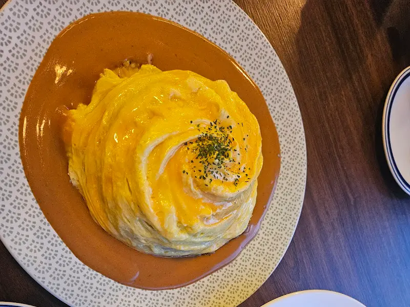 오므라이스 클로즈업