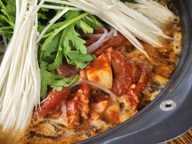 흑돼지 불고기 근접샷