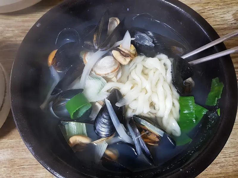 해물칼국수 비주얼