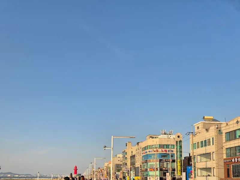 오이도 해변 풍경