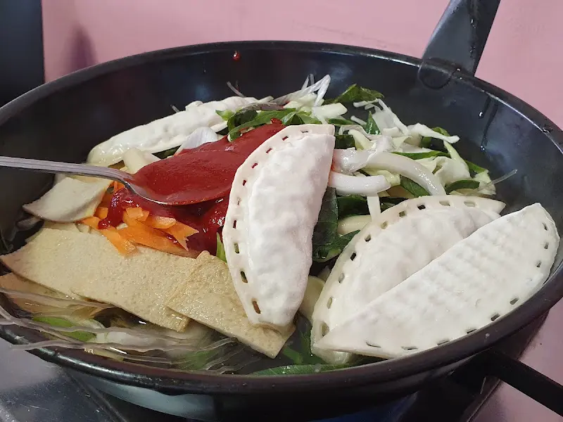 즉석 떡볶이 조리 과정