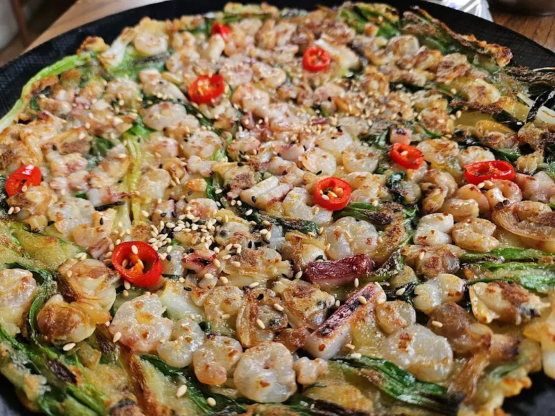 해물파전 비주얼 폭발