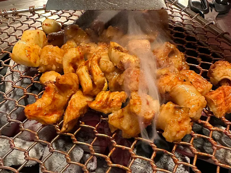 불판 위에서 익어가는 양대창