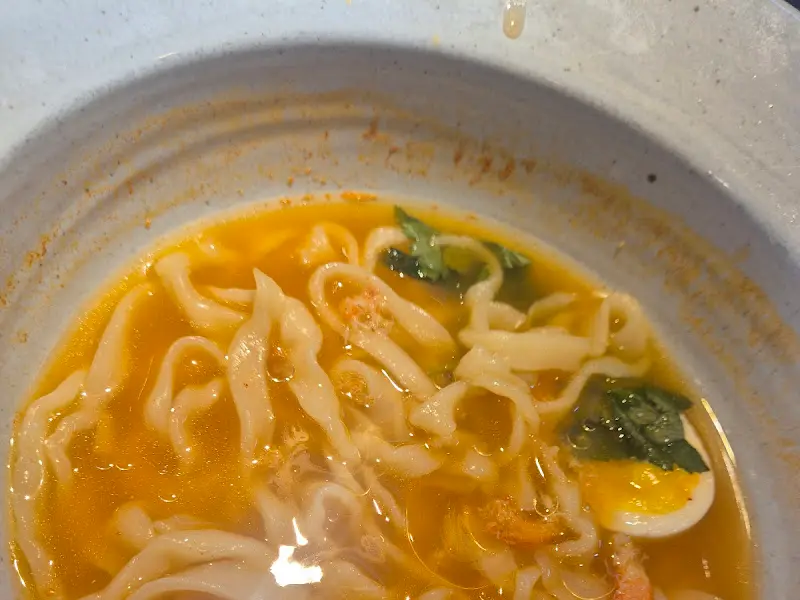 홍게칼국수 국물