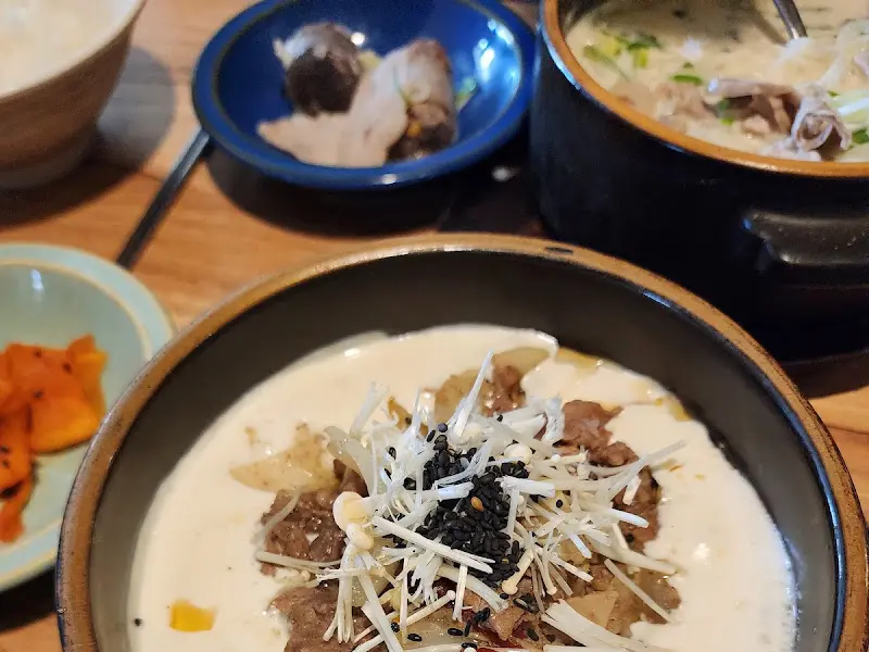 크림 순대국과 순대