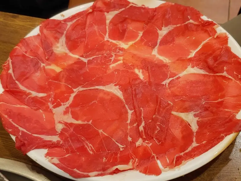 신선한 등심의 자태