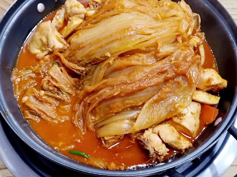 묵은지찜닭 전체적인 모습