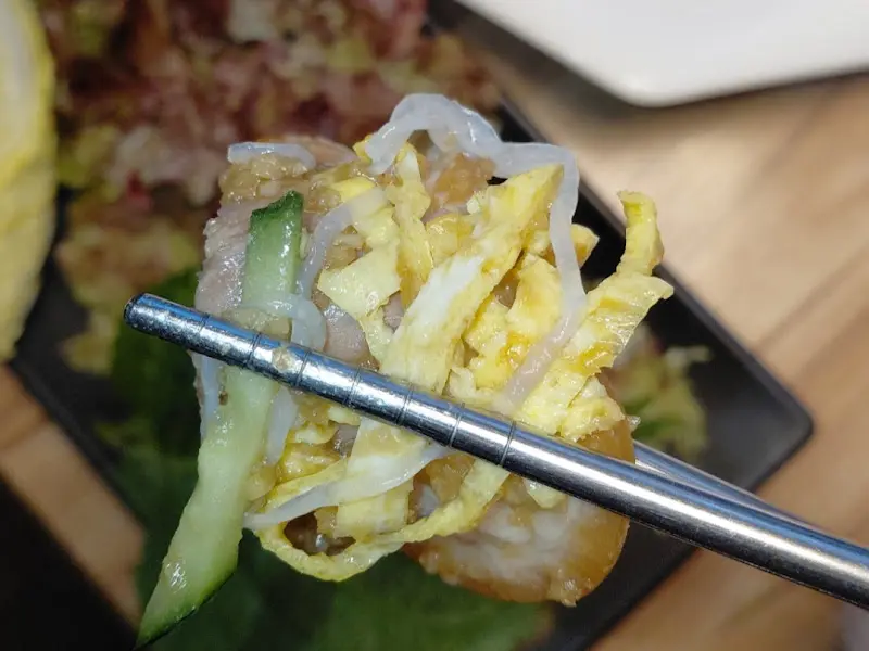 족발과 곁들여 먹는 야채